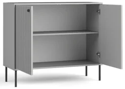 Komoda dwudrzwiowa Zeito 105 cm szara