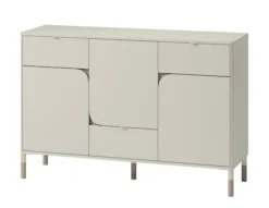 Komoda Harmony z trzema szufladami 130 cm kaszmir
