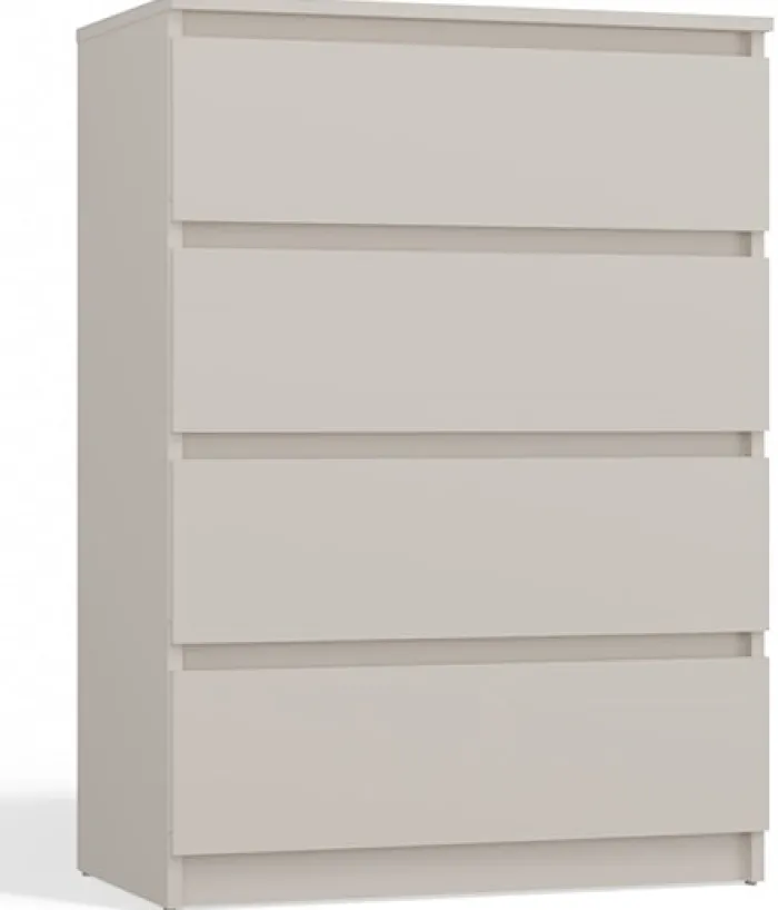 Komoda Malwa z czterema szufladami 70 cm kaszmir