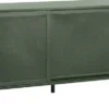 Komoda Sonaves 160 cm metalowa z przesuwnymi drzwiami ciemnozielona