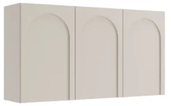 Komoda trzydrzwiowa Arkadia z frezowanymi frontami 150 cm kaszmir