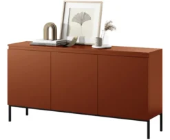 Komoda trzydrzwiowa Bemmi 150 cm Ceglasty