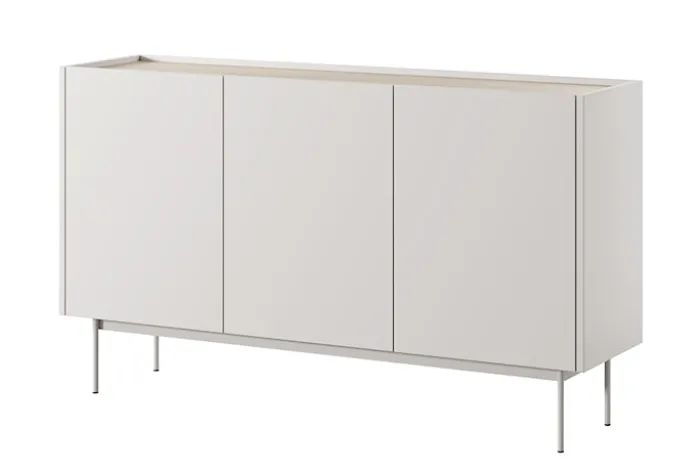 Komoda trzydrzwiowa Color 144 cm Kaszmir / Dąb Linea