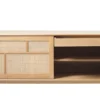 Komoda Visimmy 180 cm dąb/plecionka
