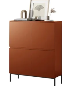 Komoda wysoka Bemmi 100 cm Ceglasty