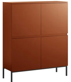 Komoda wysoka Bemmi 100 cm Ceglasty