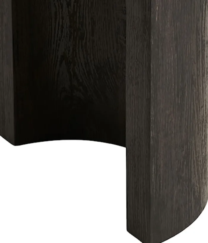 Konsola Bibione 114 cm ciemnobrązowa