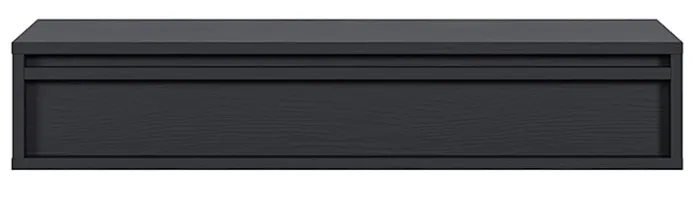 Konsola Evo z szufladą wisząca 90 cm Czarna