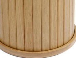 Konsola Gativel 130 cm lamele dąb naturalny