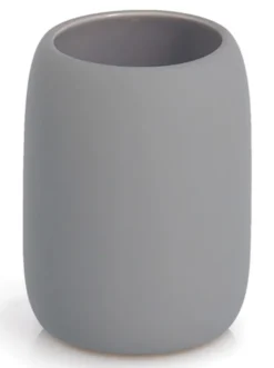 Kubek na szczoteczki do zębów Omettes szary
