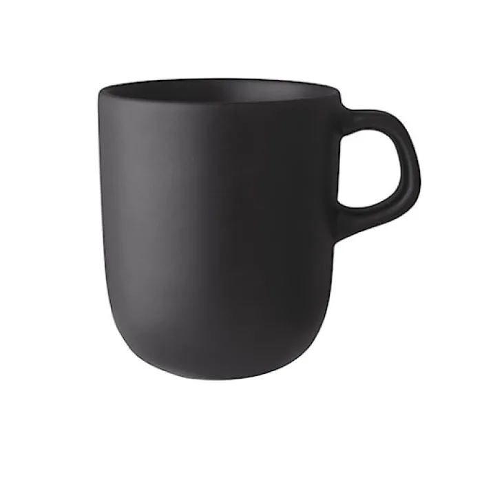 Kubek Nordic Kitchen z kamionki czarny 400 ml