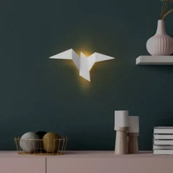 Lampa ścienna Denched 31 cm biała