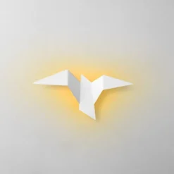 Lampa ścienna Denched 31 cm biała