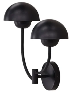 Lampa ścienna Lyckorna x2 35 cm czarna