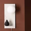 Lampa ścienna Troyes 45 cm kremowa
