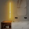 Lampa ścienna Walriefle 91 cm biała