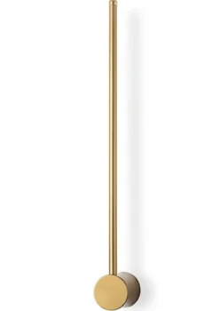 Lampa ścienna Walriefle 62 cm złota