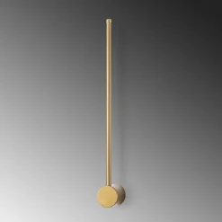 Lampa ścienna Walriefle 62 cm złota