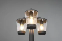 Lampa ogrodowa Cavado 220 cm antracytowa