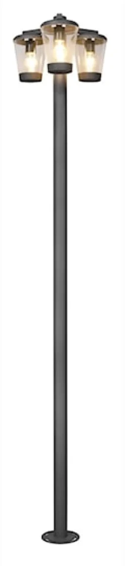 Lampa ogrodowa Cavado 220 cm antracytowa