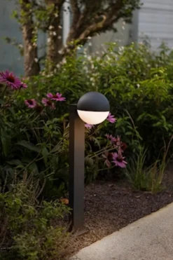 Lampa ogrodowa Looma szara