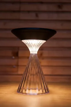 Lampa ogrodowa Miyi LED solarna czarna