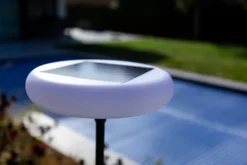 Lampa ogrodowa Pops LED solarna 173 cm czarna