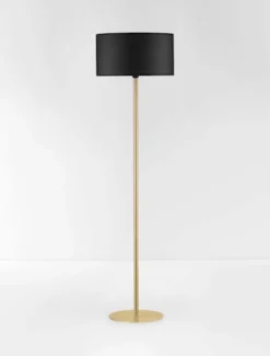 Lampa podłogowa Daugene czarno-złota