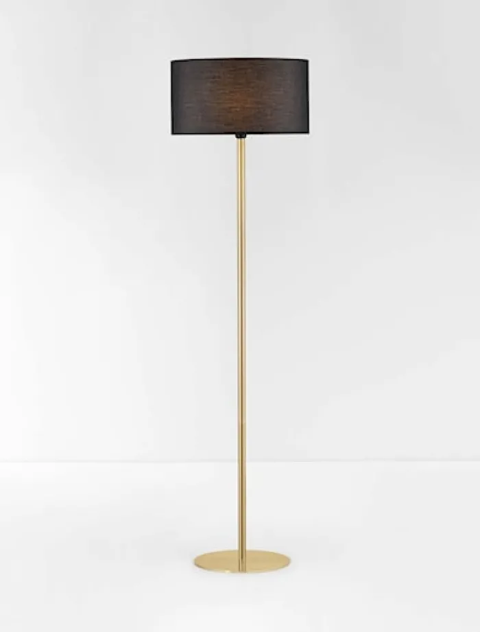 Lampa podłogowa Daugene czarno-złota