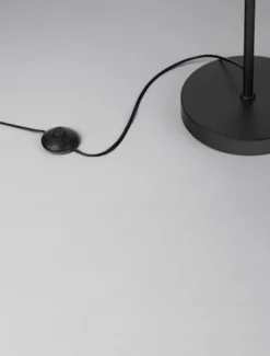 Lampa podłogowa Digilly czarno-brązowa