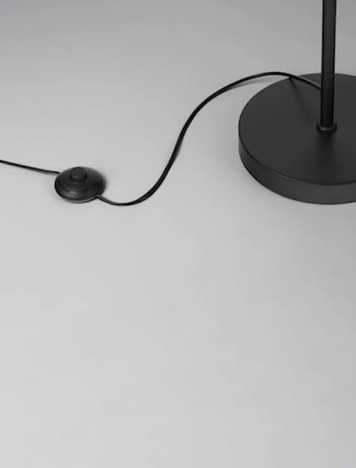 Lampa podłogowa Digilly czarno-brązowa