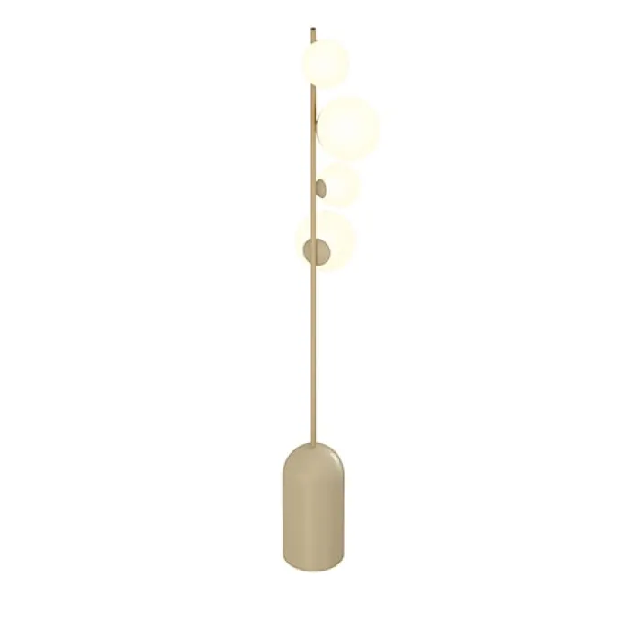 Lampa podłogowa Etno x4 mokka