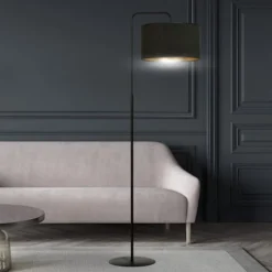 Lampa podłogowa Hellid 150 cm czarna