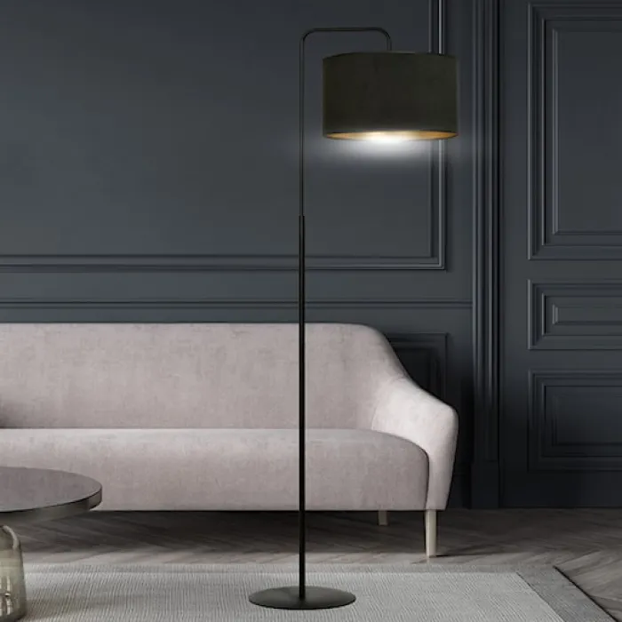 Lampa podłogowa Hellid 150 cm czarna
