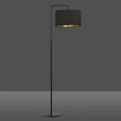 Lampa podłogowa Hellid 150 cm czarna
