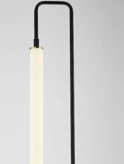 Lampa podłogowa Poucil LED złoto-czarna
