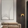 Lampa podłogowa Valoan LED złoto-czarna