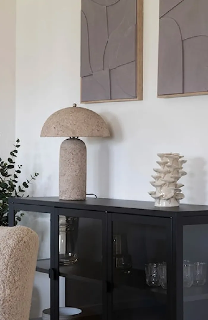 Lampa stołowa Astley beżowa