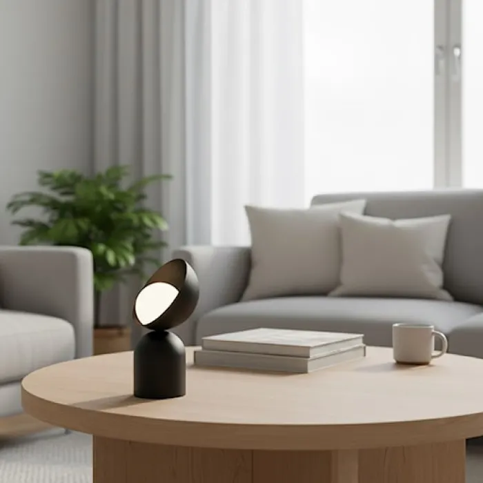 Lampa stołowa Boto czarna