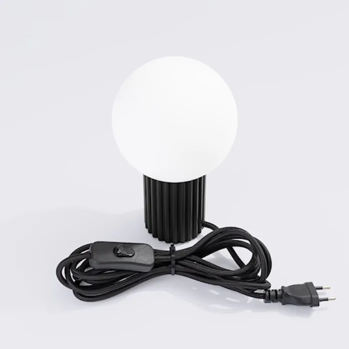 Lampa stołowa Halo czarna