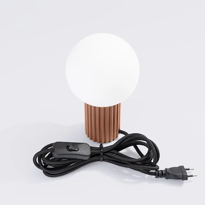 Lampa stołowa Halo mocca