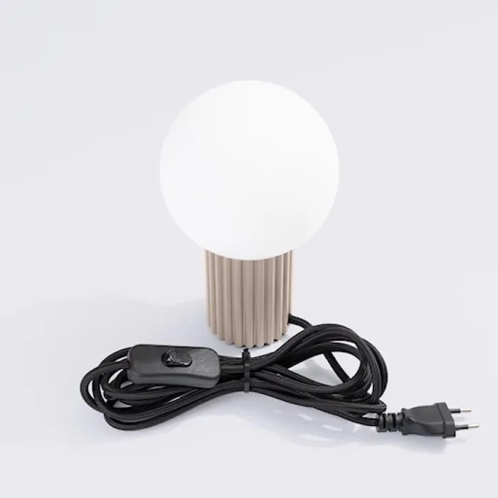 Lampa stołowa Halo taupe