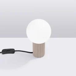 Lampa stołowa Halo taupe