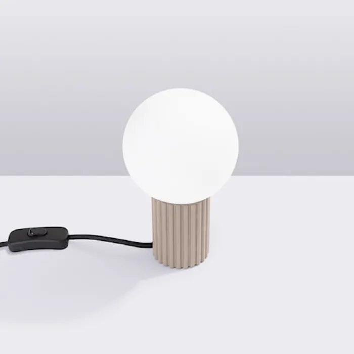 Lampa stołowa Halo taupe