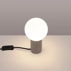 Lampa stołowa Halo taupe