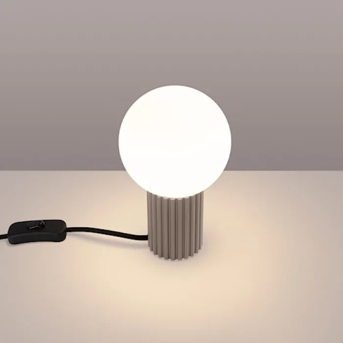 Lampa stołowa Halo taupe
