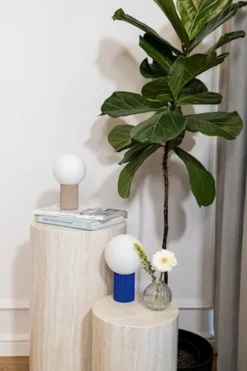 Lampa stołowa Halo taupe