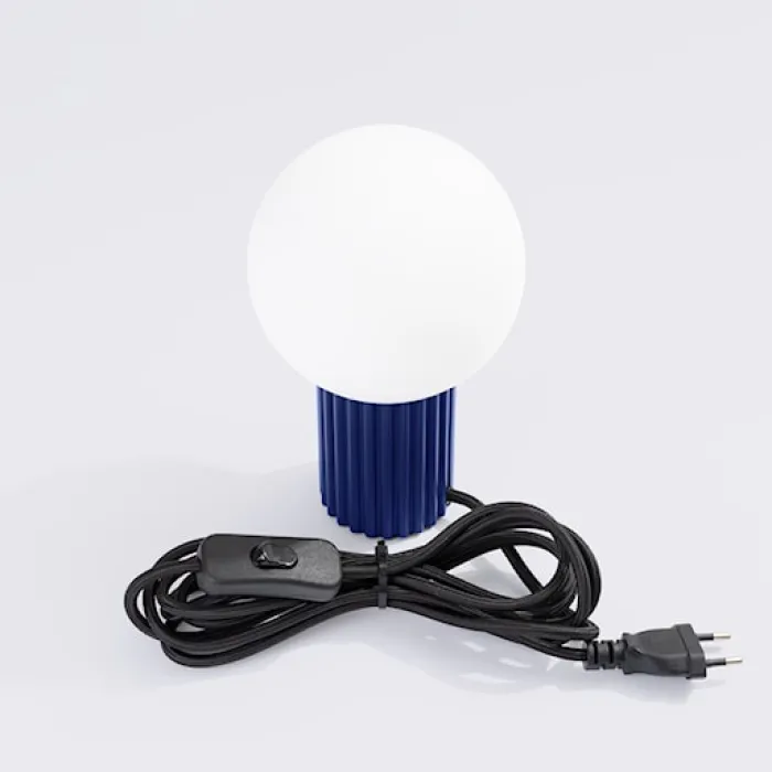 Lampa stołowa Halo ultramaryna