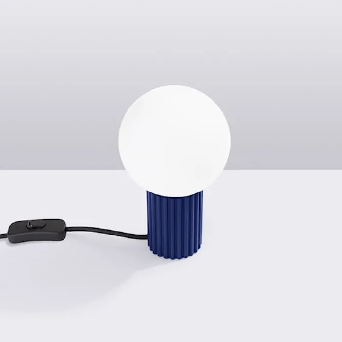 Lampa stołowa Halo ultramaryna