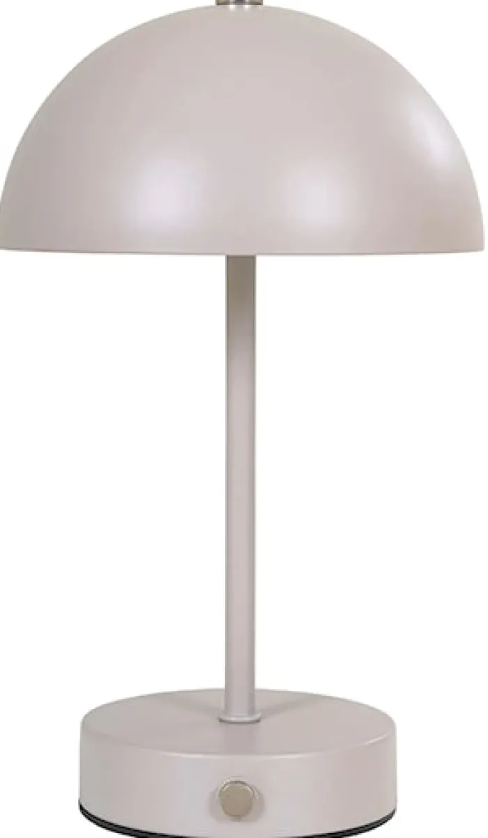 Lampa stołowa Holt LED beżowa metalowa